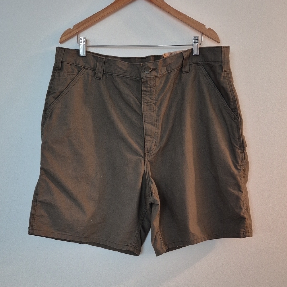 NWT Carhartt Canvas Cellphone Shorts Carpenter Utility Workwear Size 40 - Picture 2 of 9